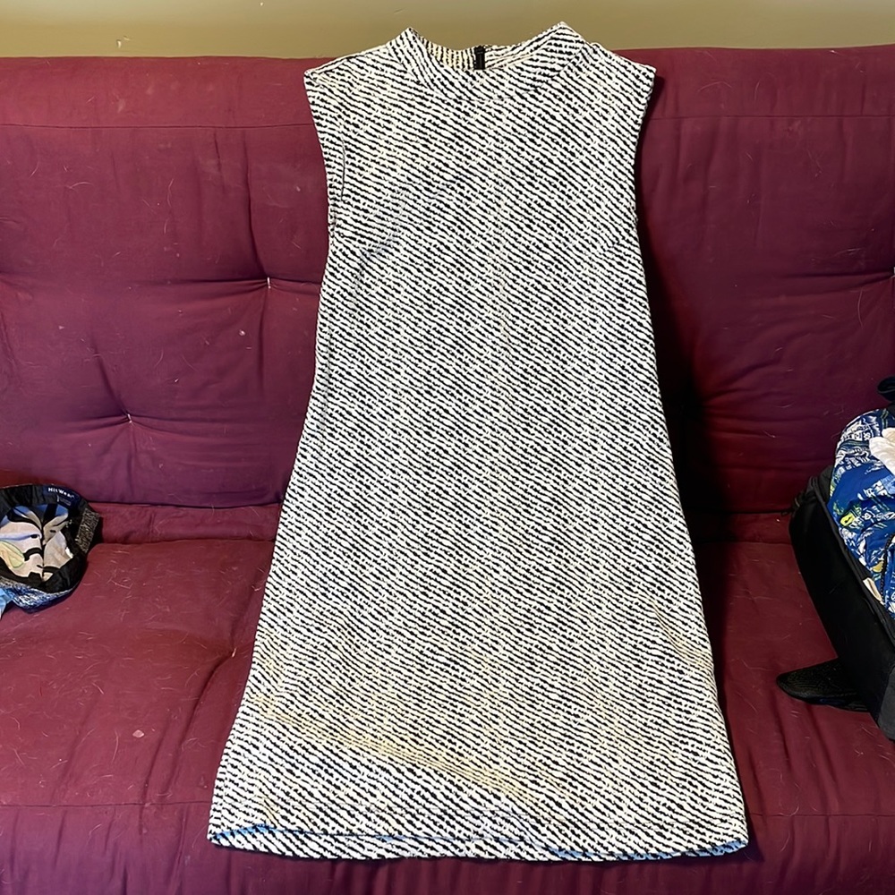 Black and white office dress